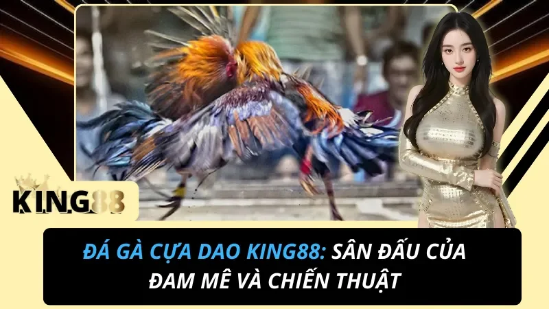 Đá Gà Cựa Dao KING88: Sân Đấu Của Đam Mê Và Chiến Thuật 2 Đá Gà Cựa Dao