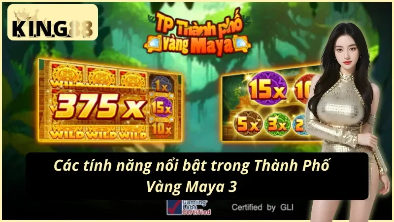 YGR Thành Phố Vàng Maya 3 KING88: Kho Báu Cổ Đại Bất Ngờ 3 Tính năng lôi cuốn của YGR Thành Phố Vàng Maya 3 KING88